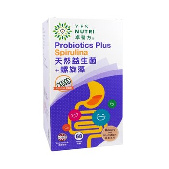 Probiotics Plus Spirulina 60'S  