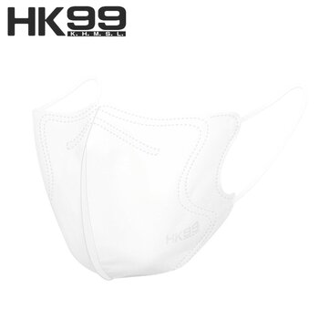 HK99 (Normal Size) 3D MASK (30 pieces) White  