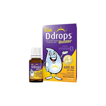 BABY DDROPS - Liquid Vitamin D3 Booster 600IU 100 drops 2.8ml   