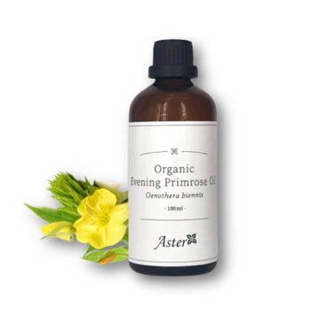 Aster Aroma Organic Evening Primrose Oil (Oenothera biennis) 100ml Fixed Size