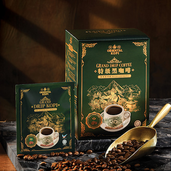 Oriental Kopi Oriental Grand Drip Kopi Grand Drip Bag Black Coffee No Added Sugar 10x18.0g 10x18.0g