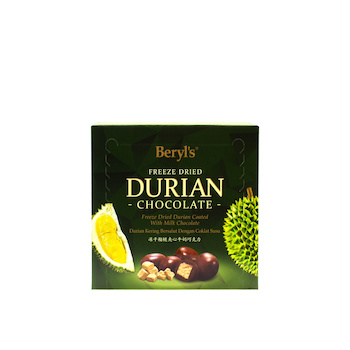 Beryl's Freeze Dried Durian Coated With Milk Chocolate 80g 80g