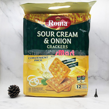 바티스토니 로마 Battistoni Roma 7 Layer Crunch Sour Cream & Onion Crackers 12x22.5g 12x22.5g