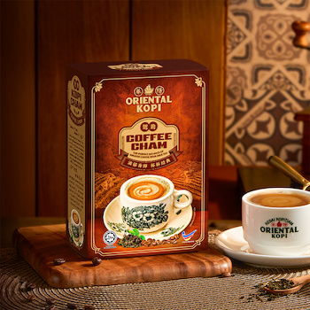 Oriental Kopi Oriental Kopi Cham Authentic Nanyang Coffee Cham 10x38.0g 10x38.0g