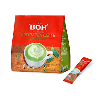 BOH Tea Teh Hijau Latte Green Tea Latte With Japanese Matcha 12x27.0g 12x27.0g