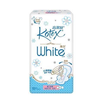 Kotex - White Super Wing Long(Fast absorbing,Rapid-Dry, Extra Protection)  