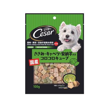 CESAR - Chicken, Cabbage, Sweet Potato Mix Flavours Cube 100g  