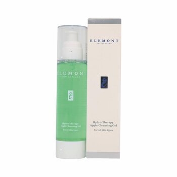 ELEMONT Hydro-Therapy Apple Cleansing Gel (Exfolianes, Hydrating, Niacinamide B5, Antioxidant) (e110ml) E001 Fixed Size