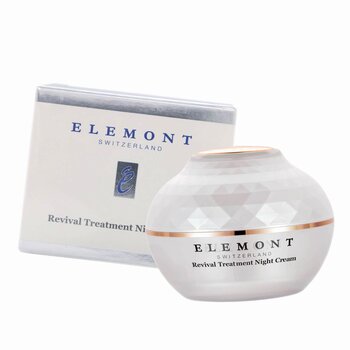 ELEMONT Revival Treatment Night Cream (Firming, Lifting , Anti-Wrinkle Aging, Hydrating, Brightening) (e50ml) E108 Fixed Size