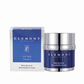 ELEMONT Skin Revival Botosimile Cream (Anti-Wrinkle Aging, Firming, Lifting, Antioxidant) (e50ml) E110 Fixed Size