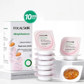 FOCALSKIN 玫瑰花瓣亮膚睡眠面膜 10 pcs