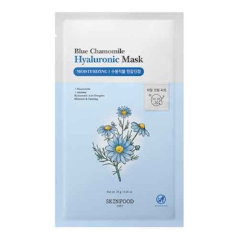 SkinFood 思親膚  藍洋甘菊玻尿酸保濕面膜5片裝 5 pcs