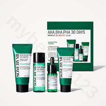 SOME BY MI AHA, BHA, PHA 30 Days Miracle AC SOS ACNE Kit 1 Set