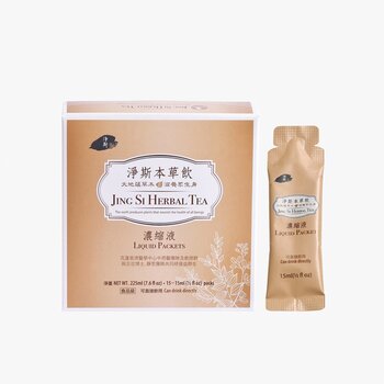JING SI JING SI HERBAL TEA LIQUID PACKETS 15ml x 15 stick