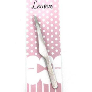 LOUISA LOUISA Oblique Nose Sword-Shaped Eyebrow Pliers 9.5cm