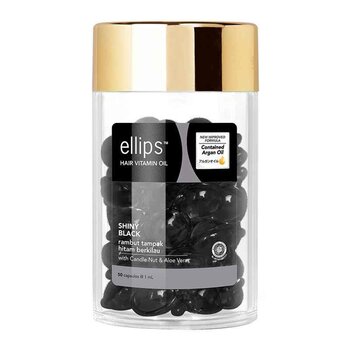 Ellips VITAMIN-HAIR TREATMENT (Black & Shinny) 50 pic
