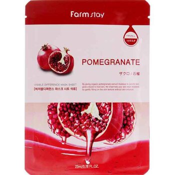 Farm Stay Visible Difference Mask Sheet (Pomegranate) 10pcs
