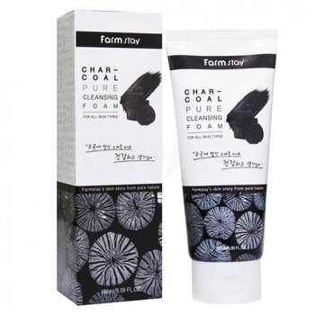 Farm Stay Charcoal Pure CLeansing Foam 180ml