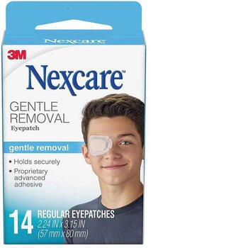 3M Nexcare Gentle Removal Eyepatch 14pcs (Regular) 57mm X 80mm