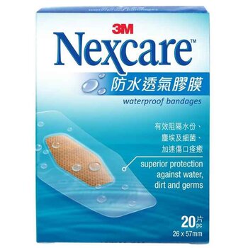 3M Nexcare 防水透氣膠布 20 pcs