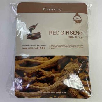 Farm Stay Visible Difference Mask Sheet (Red Ginseng) 23mlx10pcs