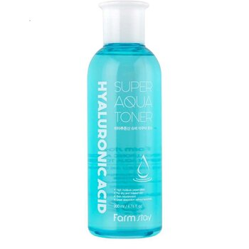 Farm Stay Hyaluronic Acid Super Aqua Tónico 200ml