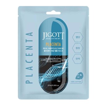 Jigott Real Ampoule Mask- # PLACENTA 27ml X 10pcs