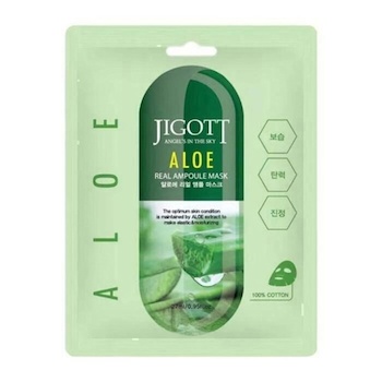 Jigott Real Ampoule Mask (Aloe) 27mlx10pcs