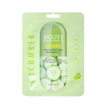 Jigott Real Ampoule Mask (Cucumber) 27mlx10pcs