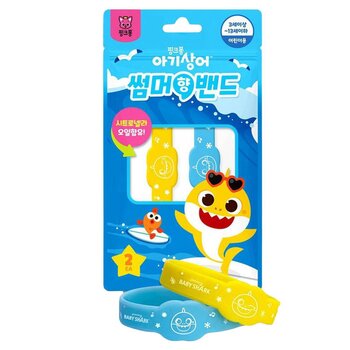 Pinkfong 碰碰狐 鯊魚寶寶驅蚊手帶 2ea