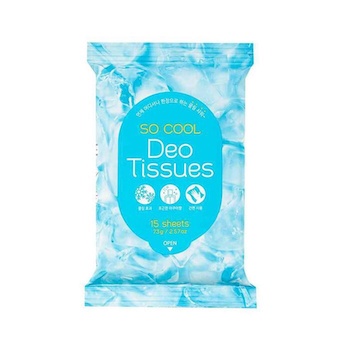 프레티 Prreti So Cool Deo Tissues 15sheets