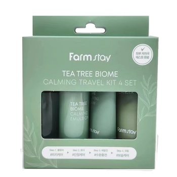 Farm Stay Tea Tree Biome Calming Travel Kit 4 pcs