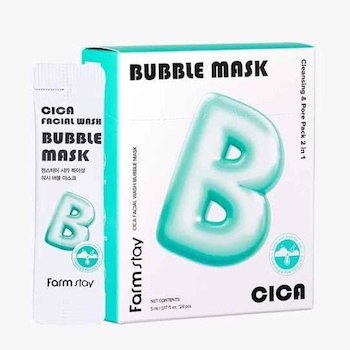 Farm Stay Cica Facial Wash Bubble Mask 5ml x 20pcs