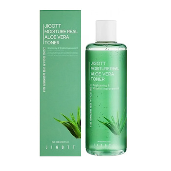 Jigott Moisture Real Aloe Vera Toner 300 ml