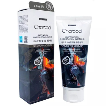 Jigott Natural Charcoal Foam Cleansing 180 ml