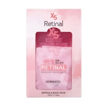 SKINPASTEL Premium x5 Retinal Ampoule Mask Pack 10pcs