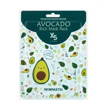 SKINPASTEL Acocado Rich Mask Pack 10pcs