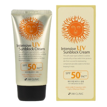 3W Clinic Intensive Sun Block Cream 70ml