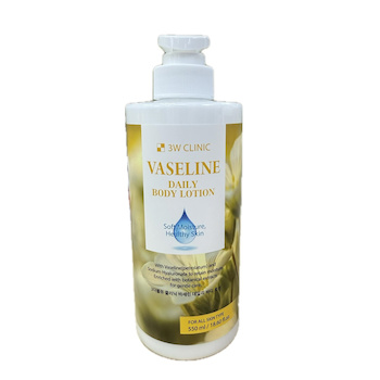 3W Clinic Vaseline Daily Body Lotion 550ml