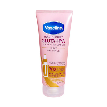 Vaseline Healthy Bright Gluta Hya (70X) Serum Burst Lotion Dewy Radiance 200ml