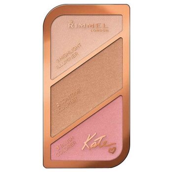 Rimmel London Kate Sculpting Blush Palette- # 001 Golden Sand 18.5g