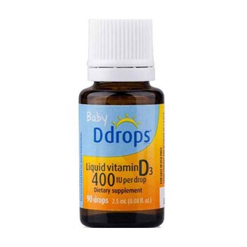 Ddrops Baby 400 IU Vitamin D3 Drops 90Drops/2.5ml