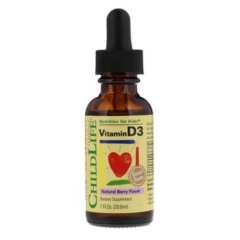 ChildLife Essentials Vitamin D3 Natural Berry Flavor 30ml