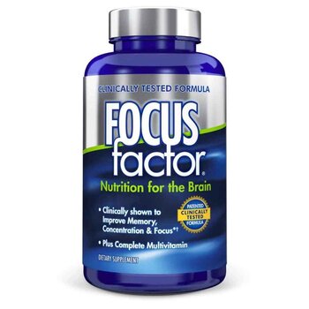 Focus Factor Nutrition for the Brain Dietary Supplement 180 Tablets