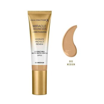 Max Factor Miracle Second Skin Hybrid Foundation SPF20- # #05 Medium 30ml