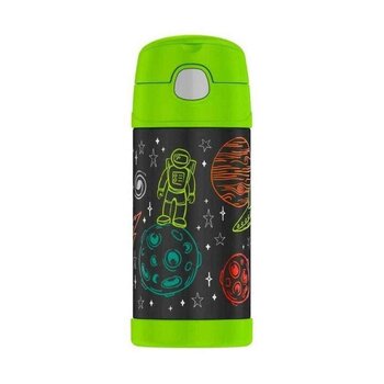 THERMOS FUNtainer Stainless Steel Vacuum Insulated Drink Bottle-Astronauts 335ml