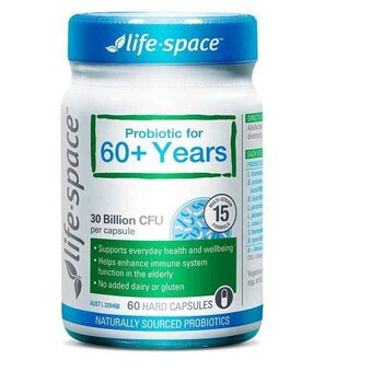 life-space Probiotic For Above 60 Years 60 Capsules