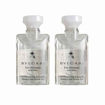 Bvlgari Bvlgari White Tea Perfume Shampoo and Bath Essence Travel Pack 40ml with 2 pices Fixed Size