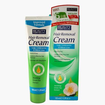 Beauty Formulas 綠茶溫和脫毛膏 100ml