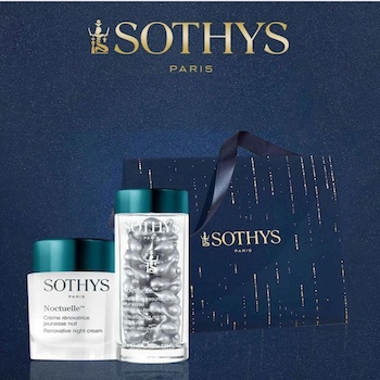 Sothys Coffret Noctuelle (Renovative Night Cream & Resurfacing Micro Capsules) 1 set